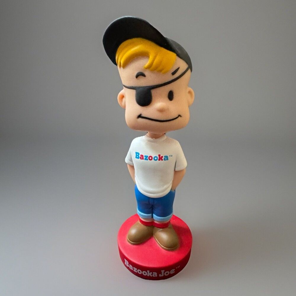 Funko Wacky Wobbler Bazooka Joe Bobblehead 2001 Bazooka Bubble Gum Mascot